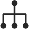 Icon that shows a network