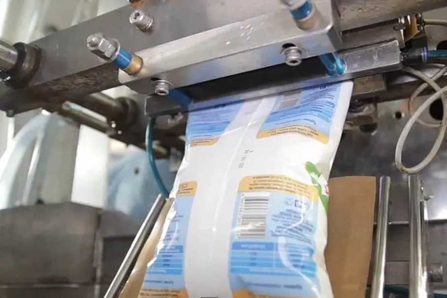 Schlauchbeutel in einer Abfüllmaschine